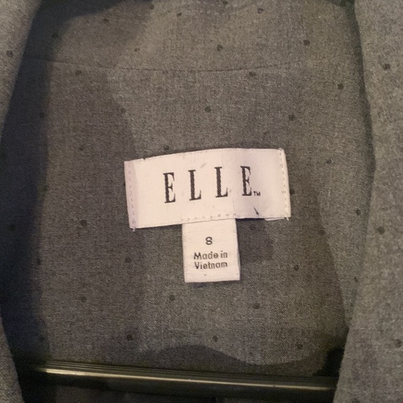 Elle Gray Jacket Size 8 - Picture 3 of 7